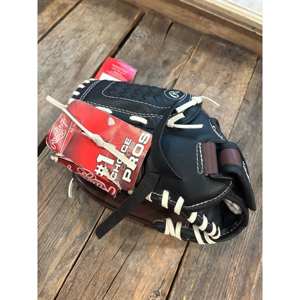 Rawlings Players Series 10.5 Inch Youth Baseball Glove‎ PL105BB Black Brown NEW